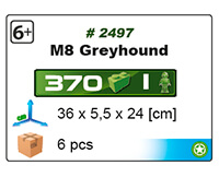 Véhicule blindé US M8 GREYHOUND
